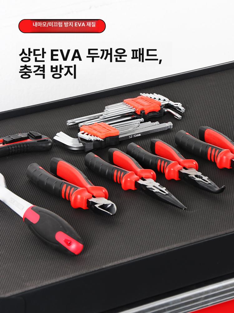 툴박스 트롤리 툴백 정리함 수납함 가방 카트 공구캐리어 서랍형 공구상자 케이스 - 상세 이미지 4