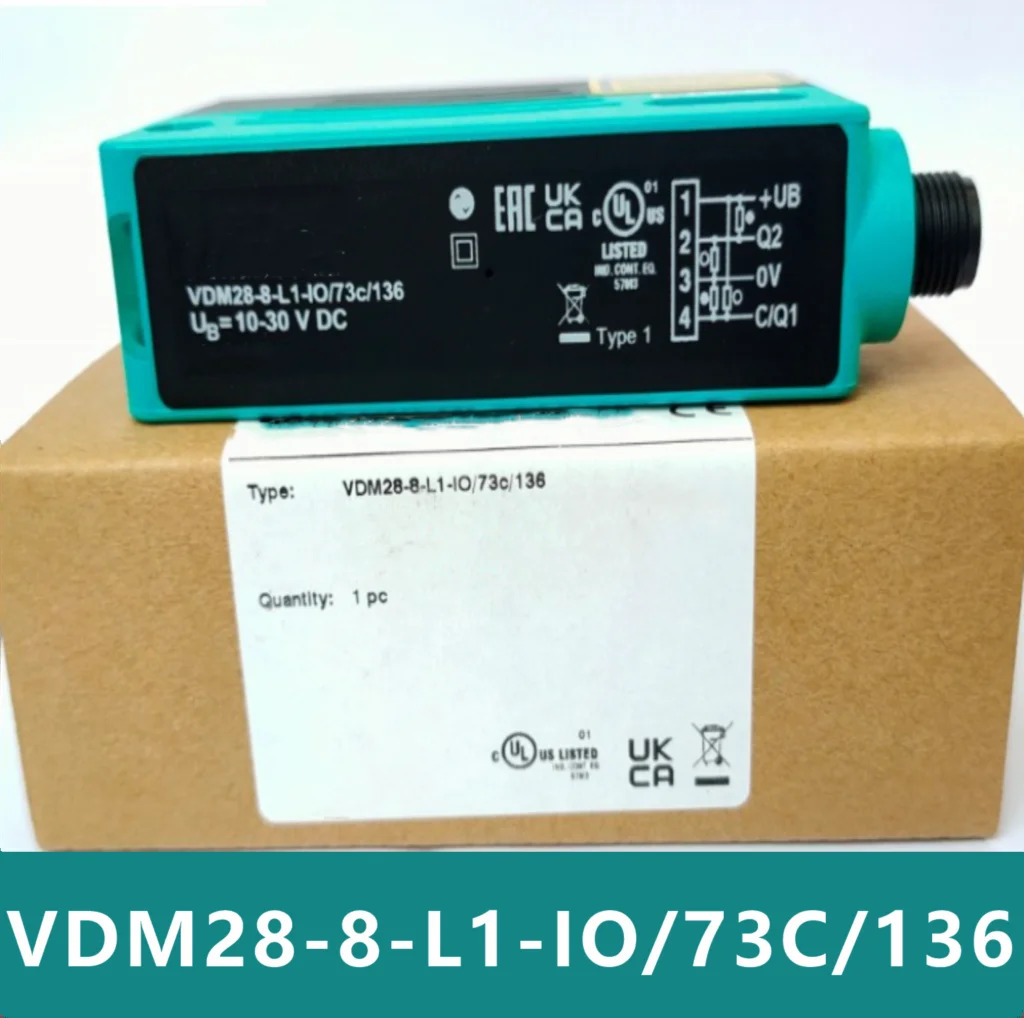 오리지널 거리 센서 VDM28-8-L1-IO 73C 136 신