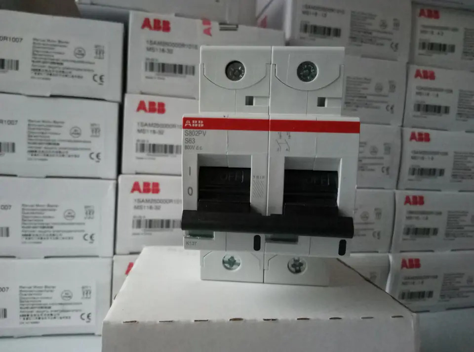 오리지널 ABB 회로차단기 S802PV-S50/S802PV-S63 신