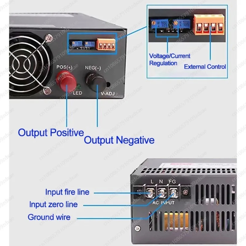 스위칭 전원공급장치 AC DC 전력 변압기 3000W 12V 24V 36V 48V 60V 80V 110V 240A 125A 83A 62A 40A 37A 27A