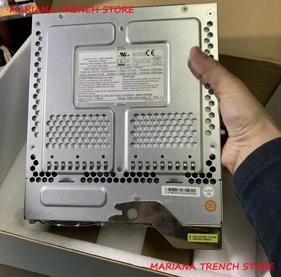 Supermicro 예비 스위칭 전원공급장치 모듈PWS-1K62-BR 1200W 1620W