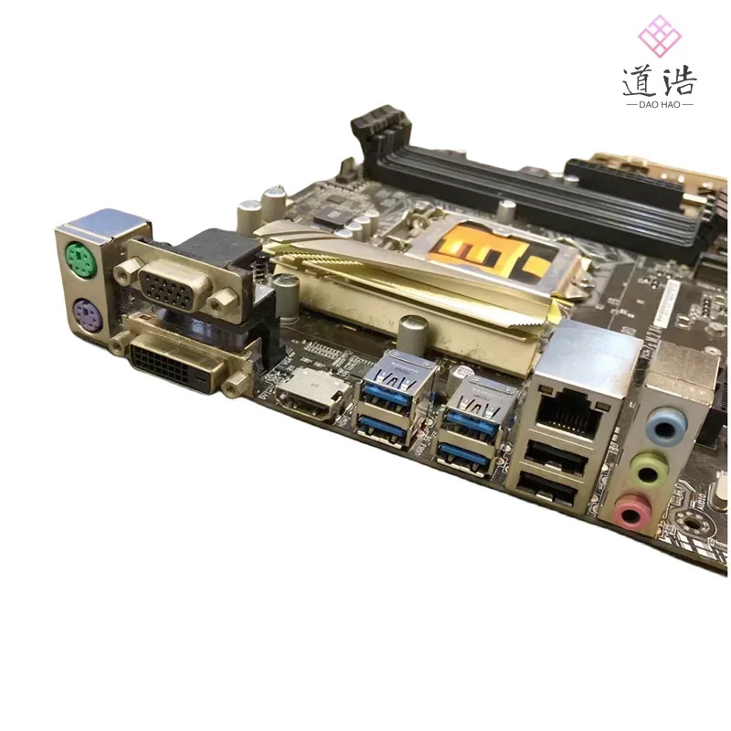 H170-PLUS D3 마더보드64GB M.2 DVI VGA HDMI PCI-E3.0 2xPCI LGA 1151 DDR3 H170 메인보드 완전 작동 리퍼