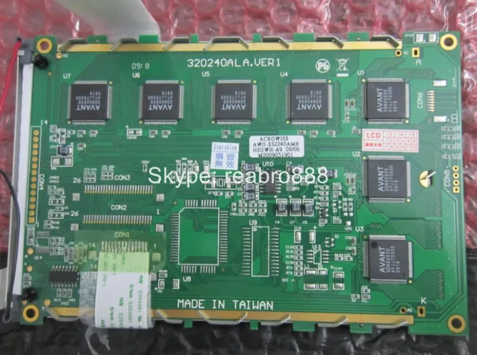 AWG-S32240AMBHSGWHA9 LCD 화면 3202401B ACROWISE 320240ALA.VER1