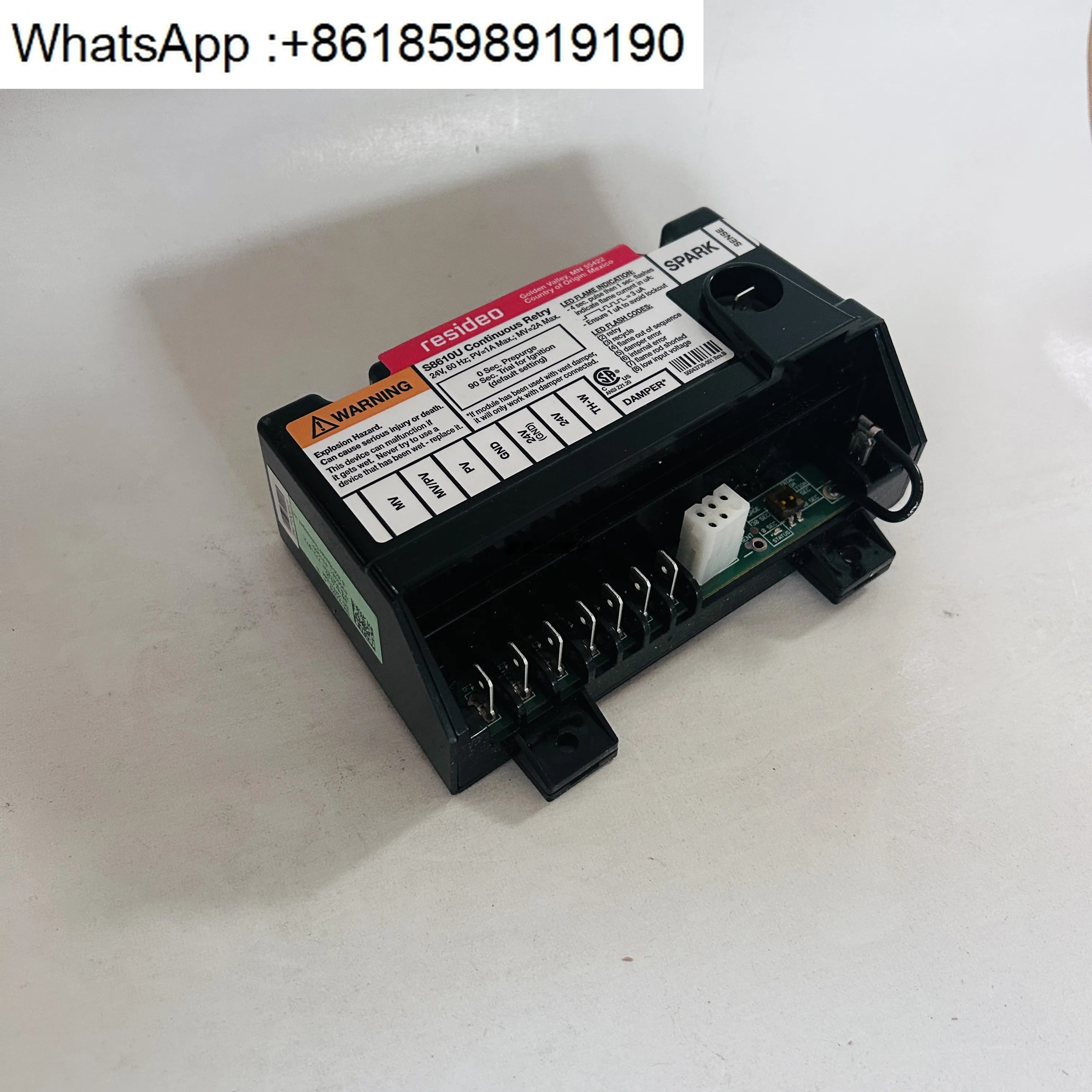 Vista 다시스템 간헐적 점화 컨트롤러 S8610U3009 소스