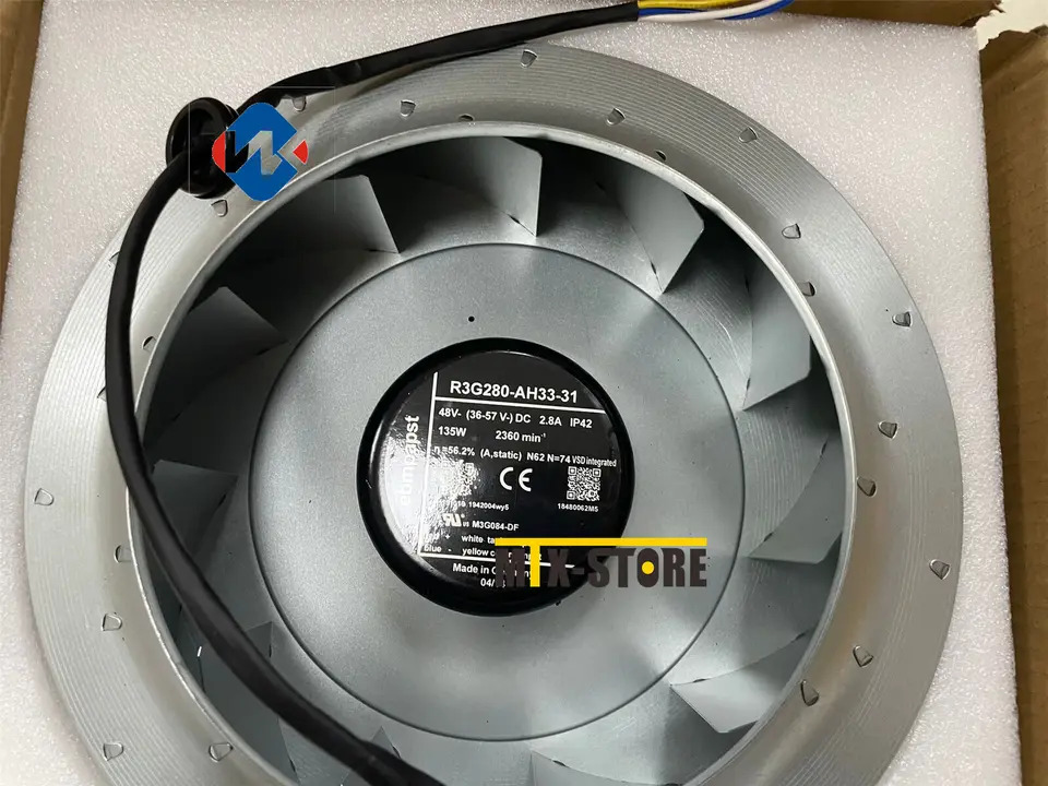 주파수 변환기 냉각팬 R3G280-AH33-31 48V 36-57V 135W