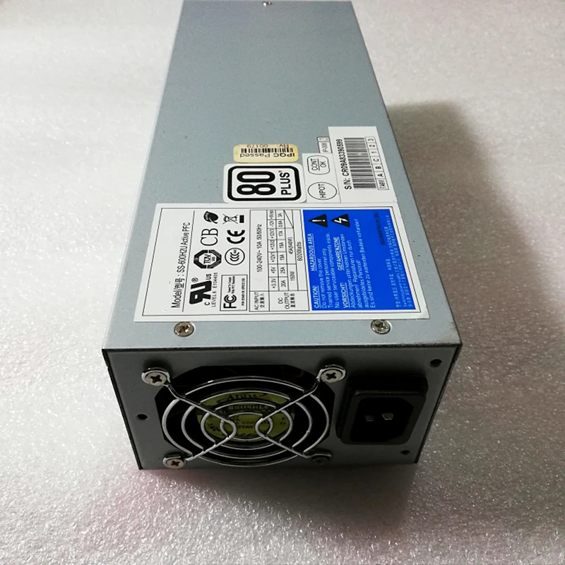 SeaSonic 2U 오리지널 PSU APFC F0 80 600W 전원공급장치 SS-600H2U 신