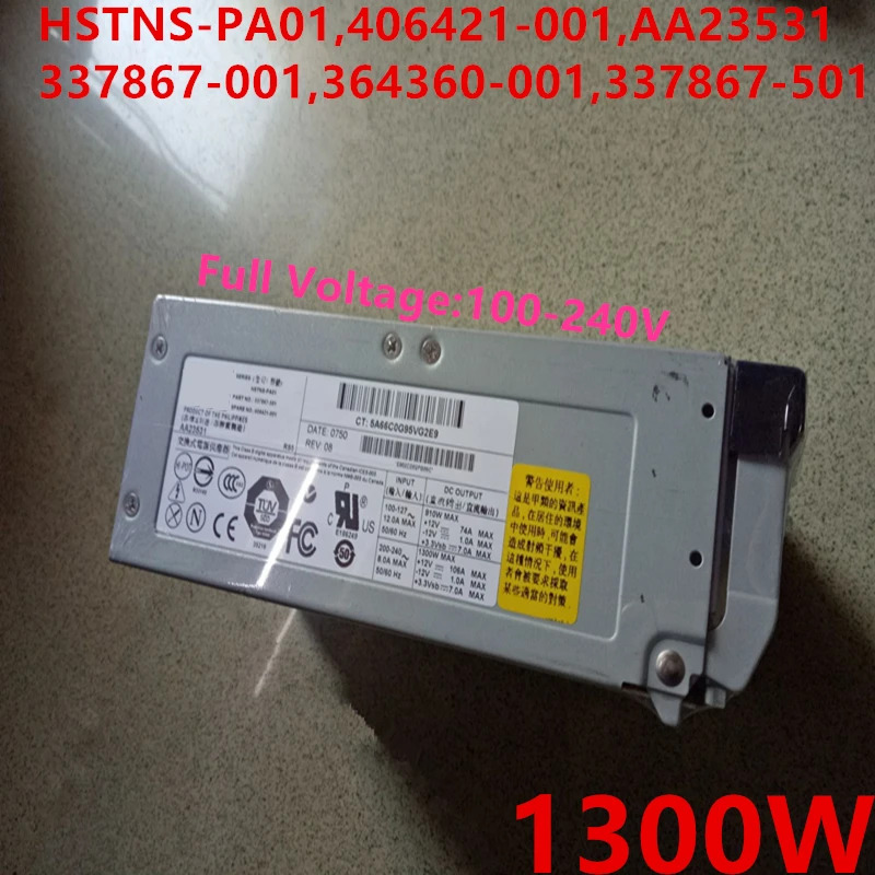 hp호환 ML570 580 G3 미사PSU 1300W 전원공급장치 HSTNS-PA01 406421-001 AA23531 337867-001 364360-001 337867-501
