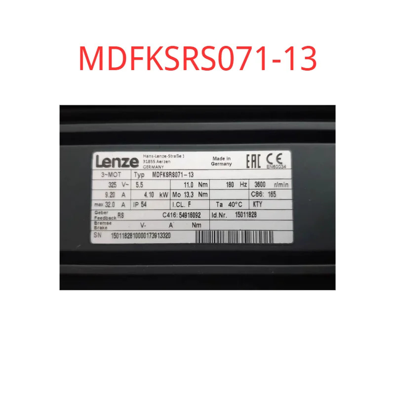 MDFKSRS071-13 B14 나사 구멍 플랜지 출력 샤프트는 피니언이 없는 테이퍼 샤프트가 아닙니다 원본