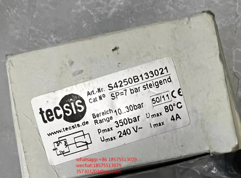 TECSIS S4250B133021 압력 스위치 오리지널신