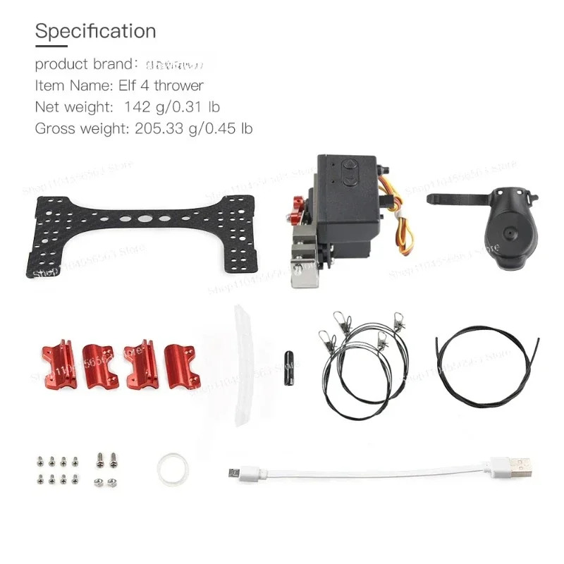 듀얼 릴리스 던지는 드론 Shinkichon Pelter Bait Ad Ring Airdrop Phantom 4/4P/4A/V2.0 B