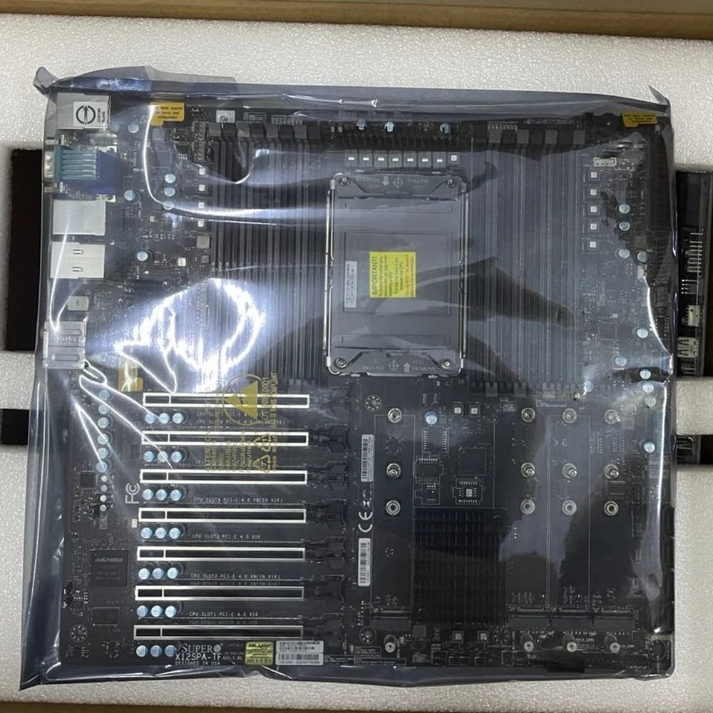 마더보드 LGA-4189 DDR4 PCI-E4.0 Supermicro X12SPA-TF대 Xeon 확장 프로세서 W-3300