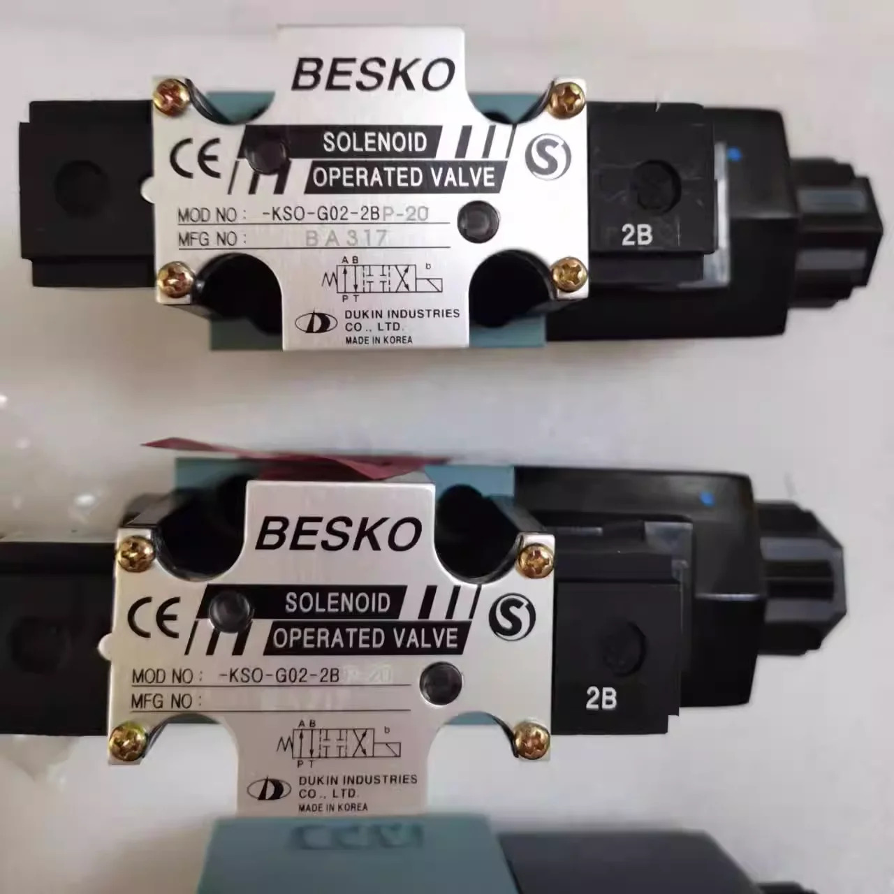 BESKO 솔레노이드 작동식 유압 밸브 KSO-G02-2BP-20 JSP-G03-4CP-20 KSO-G02-66CP-20 KSO-G02-4CP/4CA-10 KSO-G02-2DP/