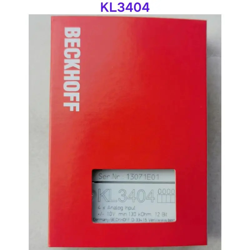 Beckhoff 모듈 KL3404 신