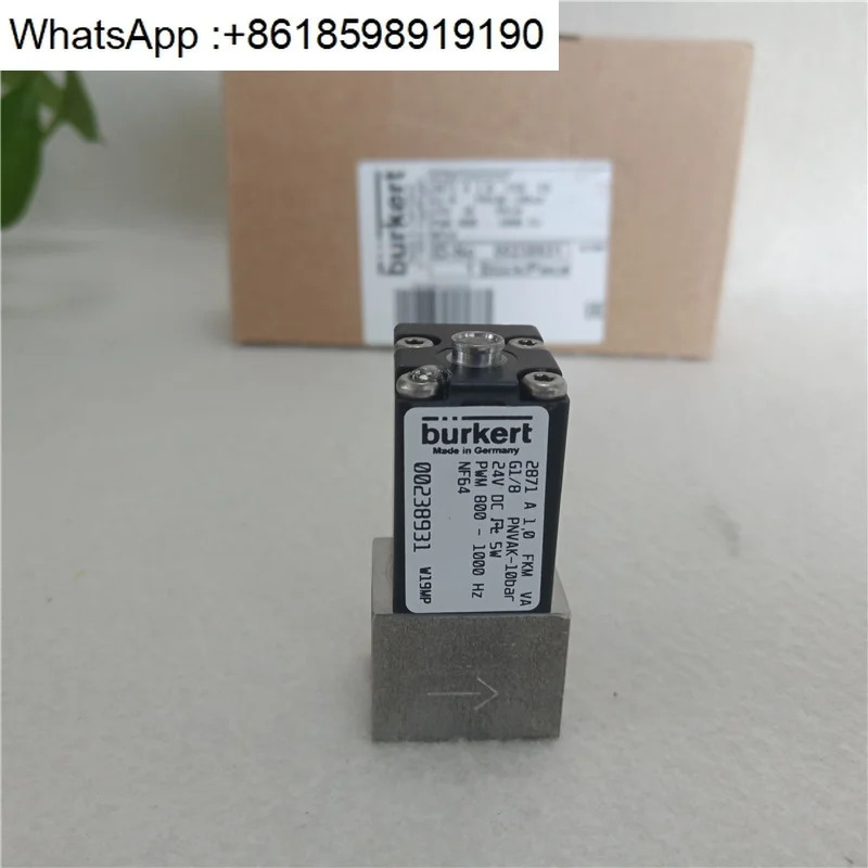 Burkert 비례 밸브 2871 A FKM VA 스테인레스 스틸 솔레노이드 24V 00238931
