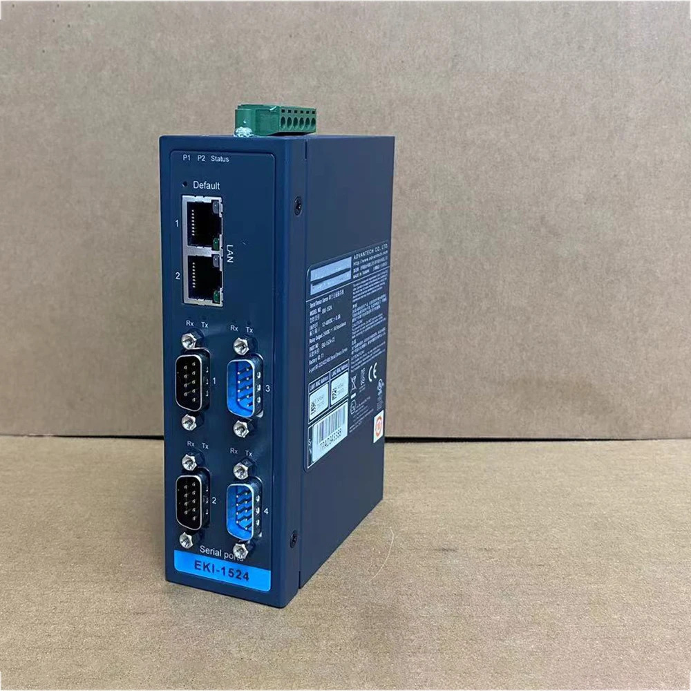 어드밴텍 오리지널 EKI-1524-CE 4포트 RS-232/422/485 직렬 포트 장치 네트워킹 서버용