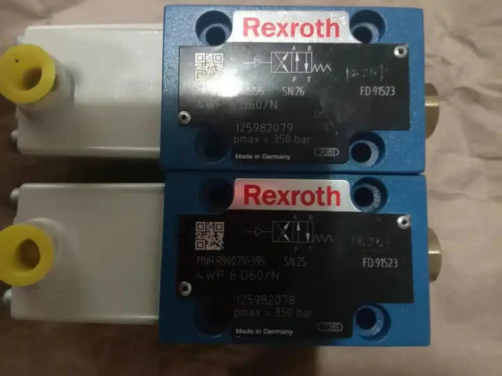 Rexroth MNR 유압 방향 밸브 R900755395 4WP 6 D60/N 4WP6D60/N 신