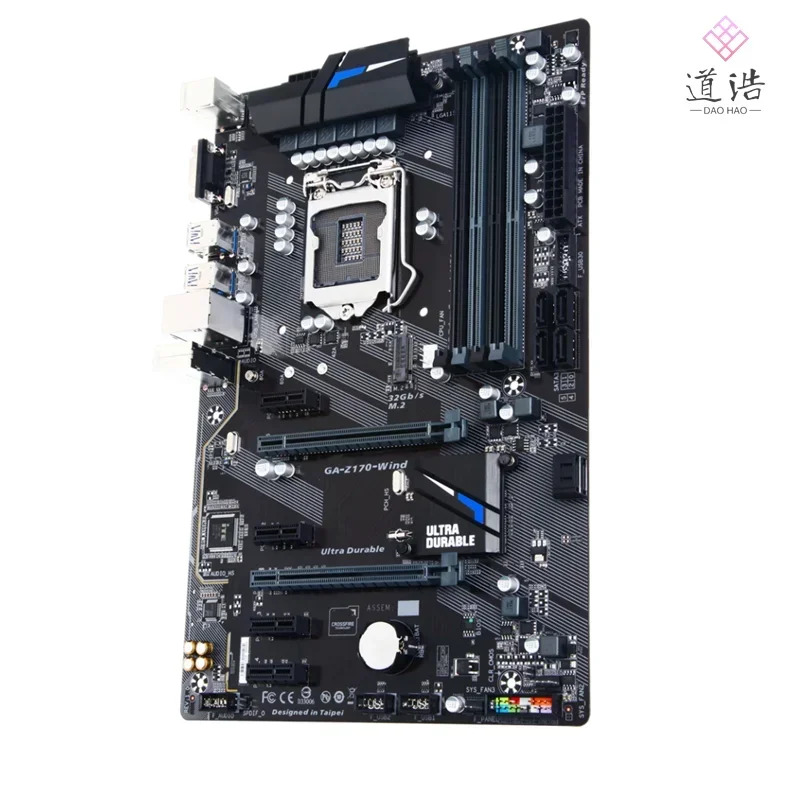 GA-Z170-WIND 마더보드64GB M.2 SATA3.0 LGA 1151 DDR4 Z170 메인보드 완전 작동 리퍼