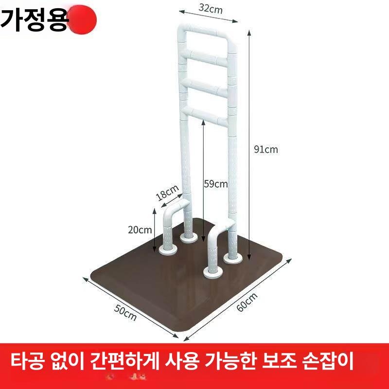 낙상방지 접이식 침대안전가드 침대난간 레일 쿠션 침대안전바 범퍼 손잡이 보조 - 상세 이미지 3