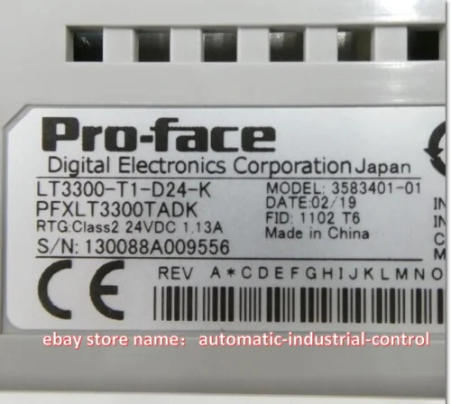 PRO-FACE HMI LT3300-T1-D24-K 터치 스크린신