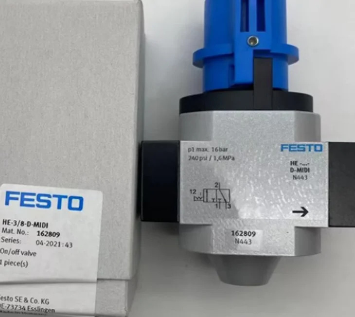 오리지널 FESTO 스위치 밸브 170681-HE-D-MINI 170682-HE-D-MIDI 170683-HE-D-MAXI 신