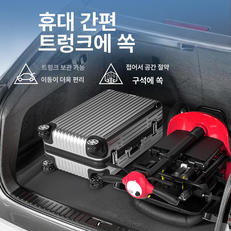 휴대용 전동바이크 성인용 배달용 전기바이크 접이식전기자전거 산책 이동 충격흡수 - 상세 이미지 4