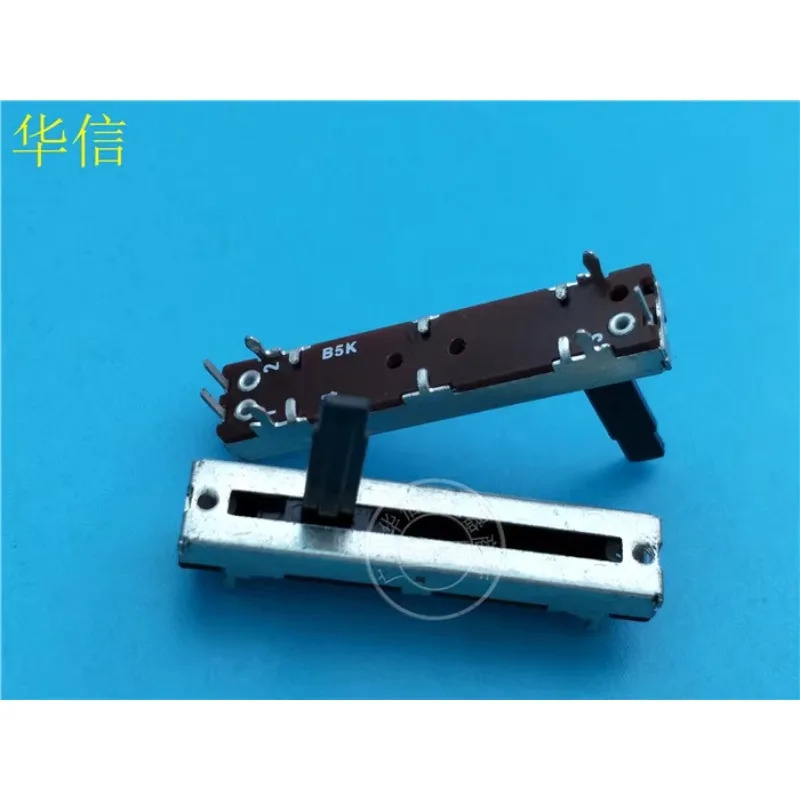 10Pccs SL-302N 45MM 슬라이딩 페이더 단일 전위차계 B5K 생크 길이 20MMC
