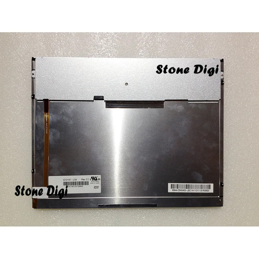 산업 장비LCD 디스플레이 스크린 패널 등급 A G121X1-L04 G121X1 L04 12.1 인치 1024x768