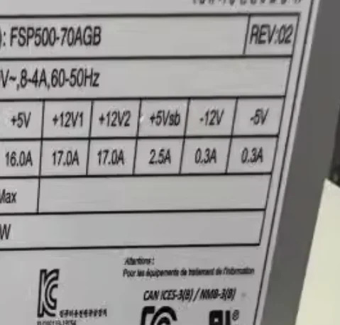 PSGS4M-RJ45S-4 1151520 8002389 260-1XY05 FSP500-70AGB 021-1BB50