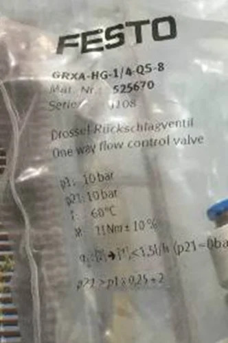 Festo GRXA-HG-1/4-QS-8 530041 솔레노이드 밸브 GRXAHG14QS8 신
