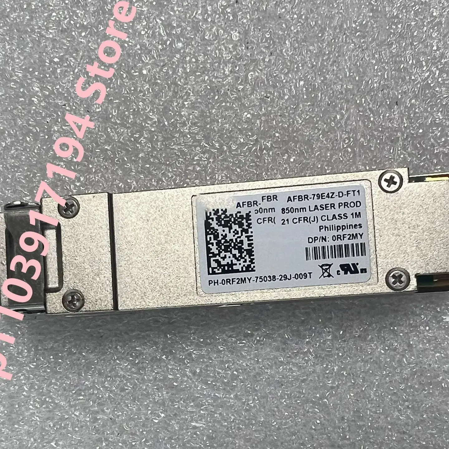 DELL 40G QSFP AFBR-79E4Z-D-FT1 DP/N0RF2MY 모듈용