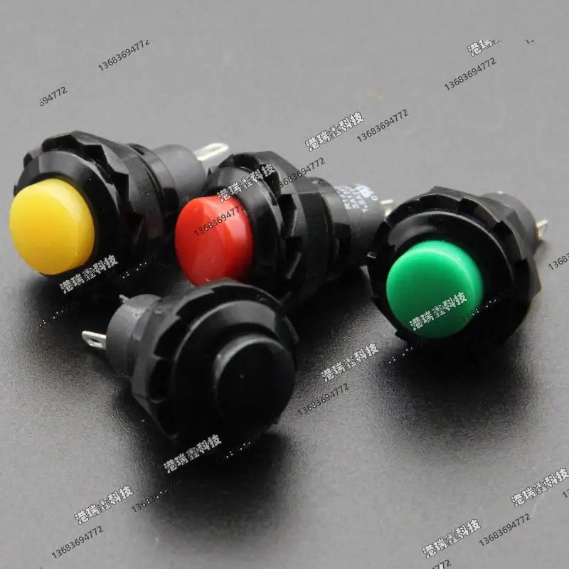 SA R102 A/B 그린 레드 블랙 옐로우 정상 개방 스위치 대만 SCI 싱글 프레스 리셋 M12.7-50 개