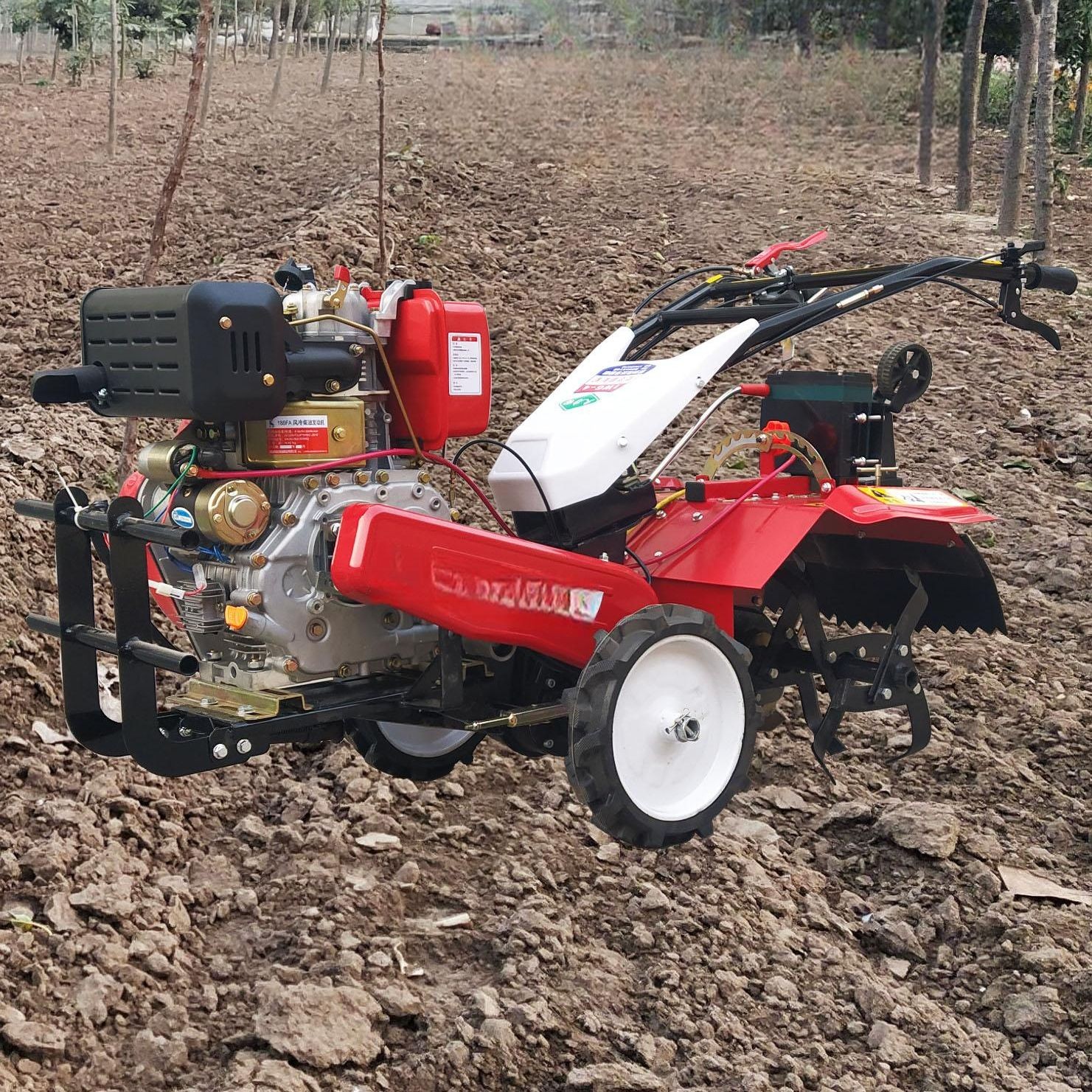 농업용 소형관리기 능선 배토기 이랑 경작 농기계 두둑성형기 로터리 고랑 밭가는기계 - 상세 이미지 3