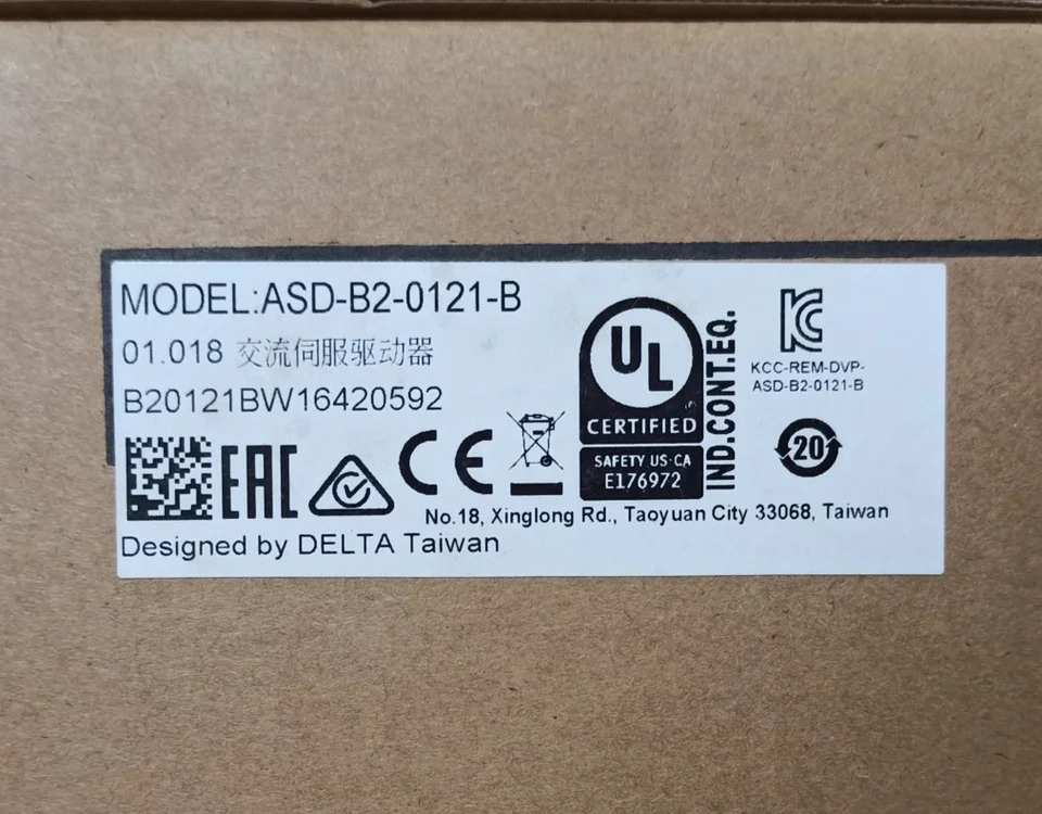 델타 서보 ASD-B2-0121-B ECMA-C20401GS 신