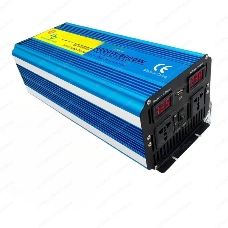순수 사인파 인버터 미니 자동차 전원공급장치 DC-AC 전압 변환기 12 220 12V 24V-220V 5000W 6000W 7000W 8000W