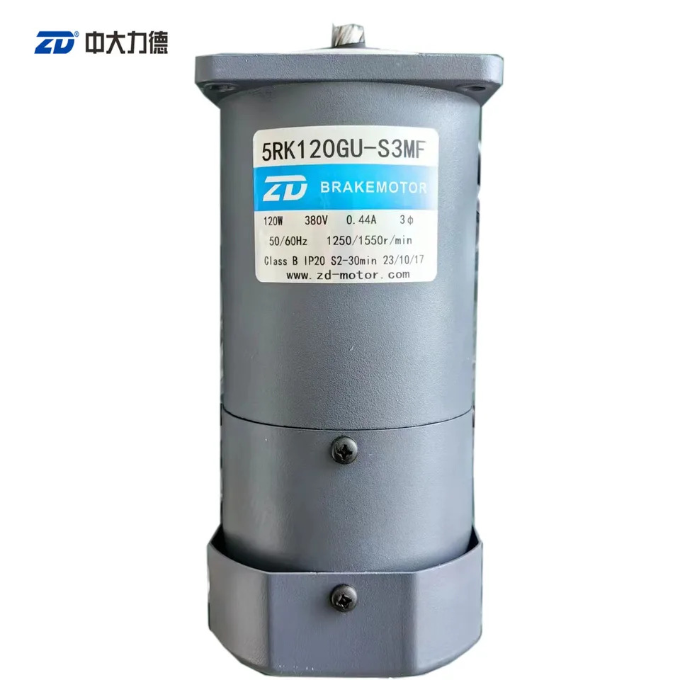 전기 정속 브레이크 감속 모터 3상380V 5RK120GU-SF 5GU25KB 120W