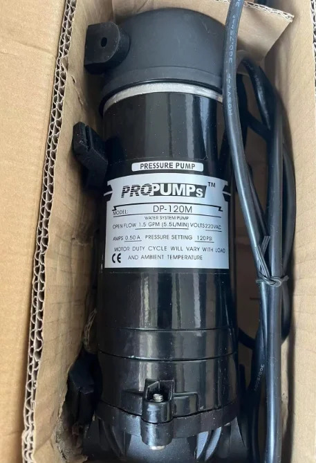 물 시스템 펌프 DP-120M 압력 1.5GPM5.5L/min 220VAC 0.50A 120PSI