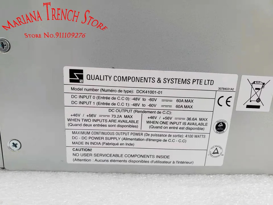 Juniper MX960 PWR-MX960-4100-DC DCK41001-01 4100 WATTS DC-DC 전원공급장치 자원 부족 구매 전