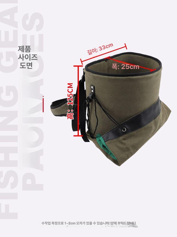 과일수확 접이식 농작업 가방 주머니형 벨트 야외작업 포켓백 농산물수확용 - 상세 이미지 2
