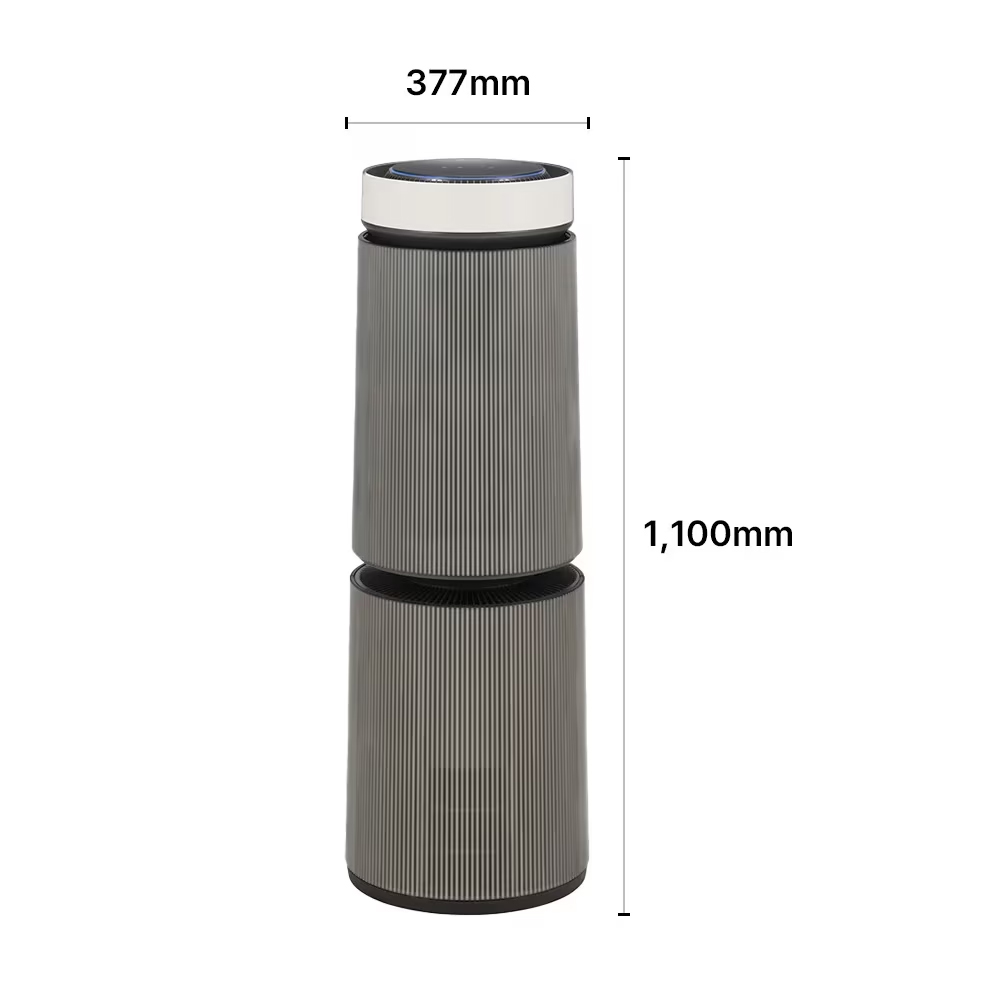 LG 퓨리케어 AI 360 공기청정기 + LG 휘센 오브제컬렉션 제습기 (AS336NSLC + DQ214MEGA) - 상세 이미지 2