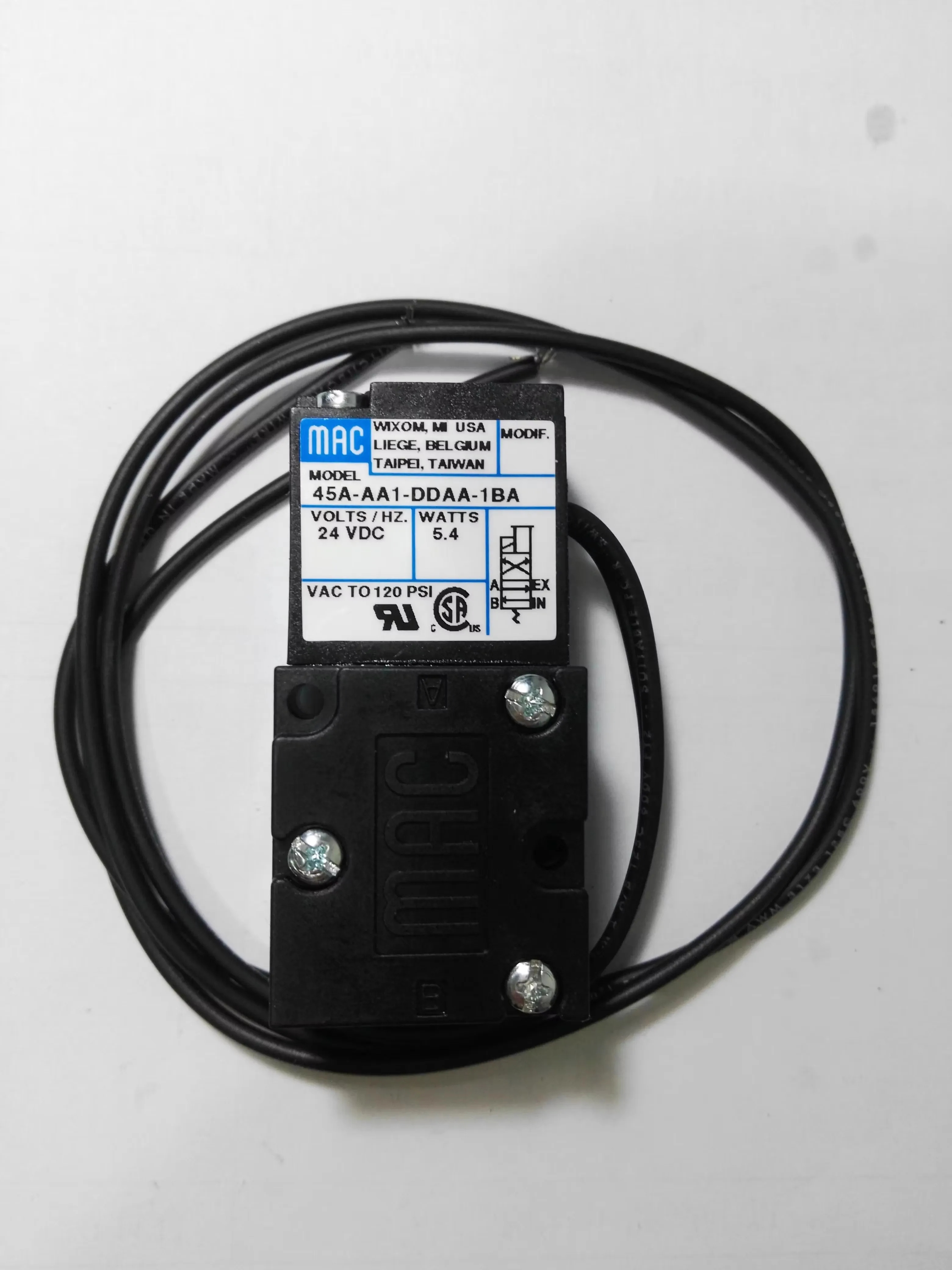 45A-AA1-DABA-1BA MAC 고주파 공압 솔레노이드 밸브 45A-AA1-DDAA-1BA 45A-AA1-DAAA-1BA 45A-AA1-DDFA-1BA CLSF