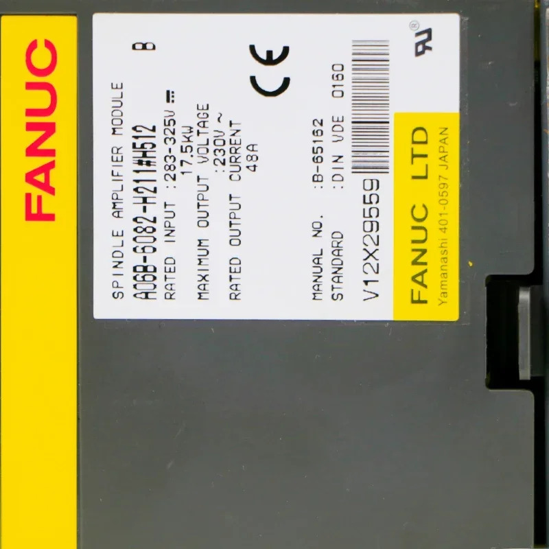 A06B-6082-H211를 어로 번역해주세요 H512 A06B 6082 H211 FANUC 스핀들 증폭기 모듈 ok