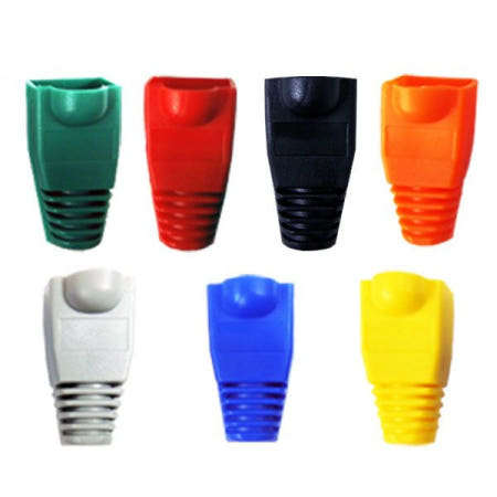 IN-COVERB INT027 국산 RJ45 포트 덮개형 보호캡 통부트 블루 100pcs 인네트워크