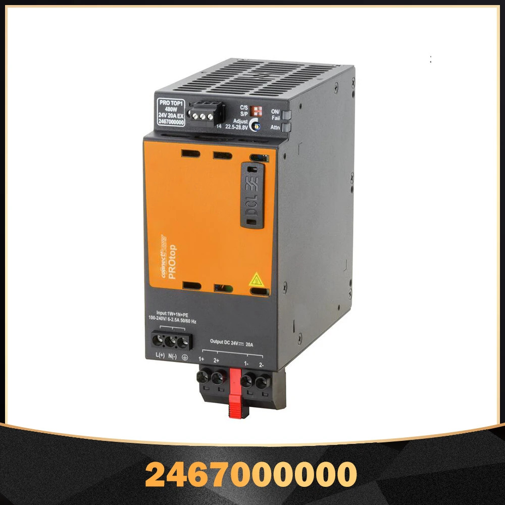 2467000000  Weidmuller 스위칭 전원공급장치 PRO TOP1 480W 24V 20A EX용