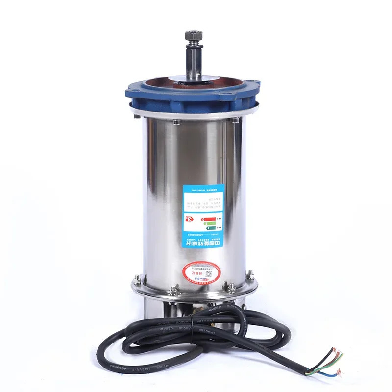 수냉식 4 극 3상비동기 수산물 산소화 모터 1.5KW 스테인리스 스틸