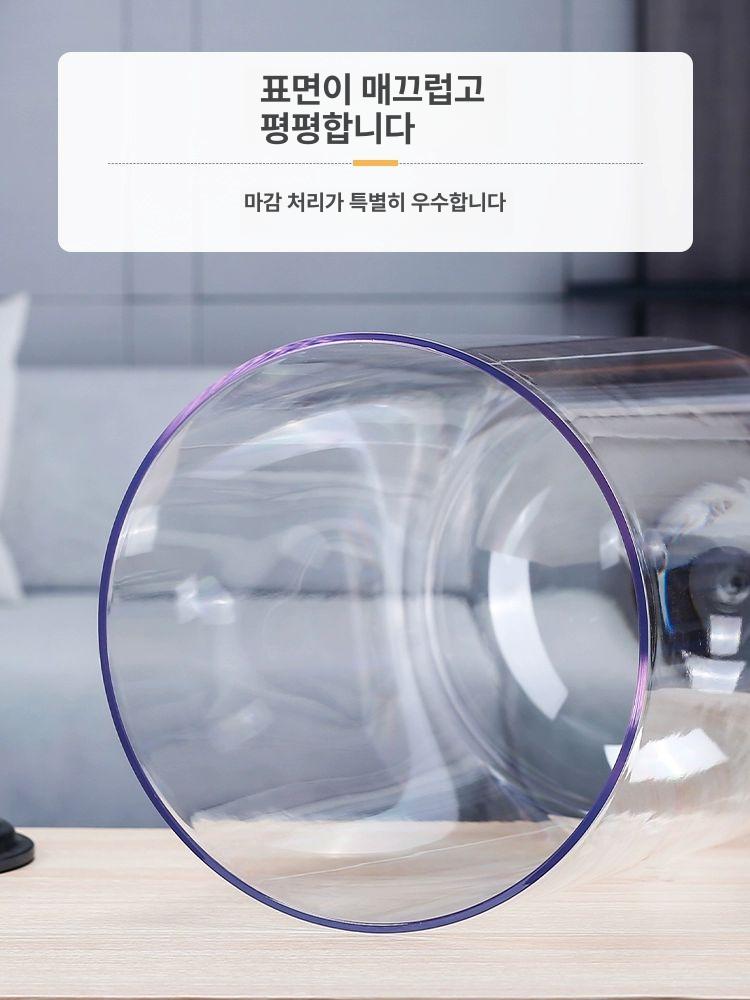 소품보관함 소품케이스 투명보관함 투명박스 다용도수납통 원형케이스 미니투명케이스 - 상세 이미지 4