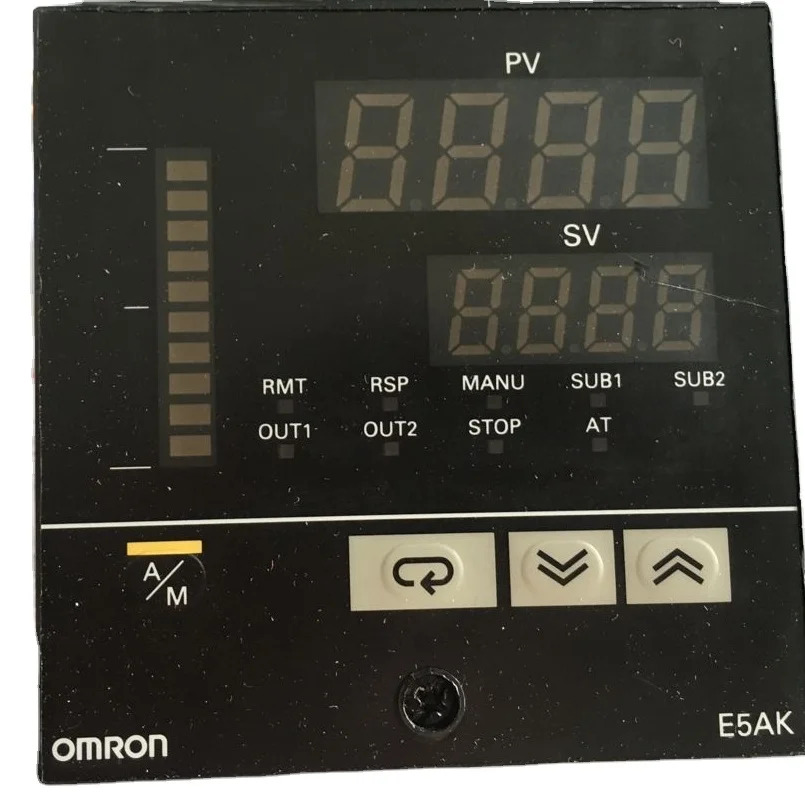 E5AK-PRR2-500 온도 컨트롤러 100-240VAC 릴레이 출력 패널 설치 보호 IP66 서모 스탯