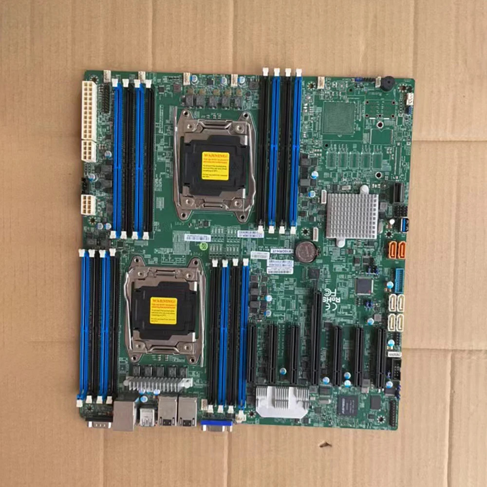 X10DRH-IT 양방향 서버 마더보드는 E5-2600V3 V4 기가비트 네트워크 카드 LGA2011을 지원