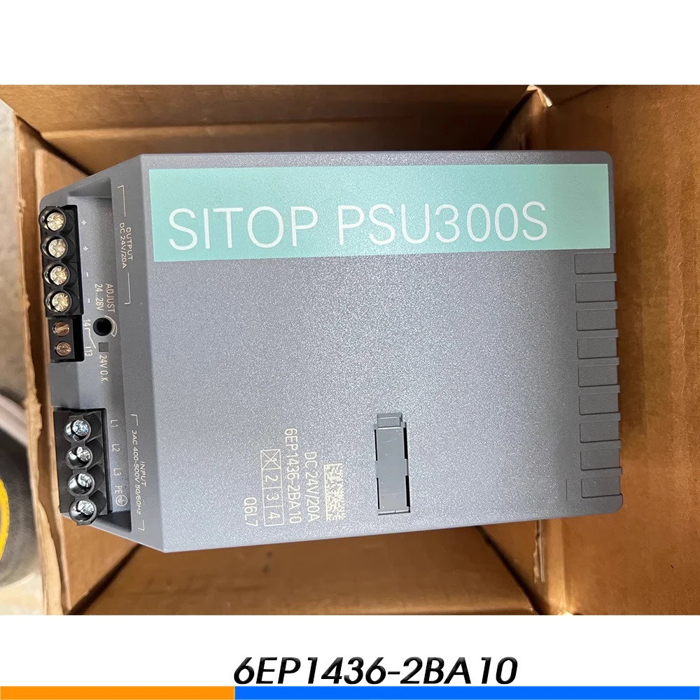 SIEMENS SITOP PSU300S 206EP1436-2BA10 안정화 전원공급장치 입력 400-500V 3 AC 출력 24V DC/20A