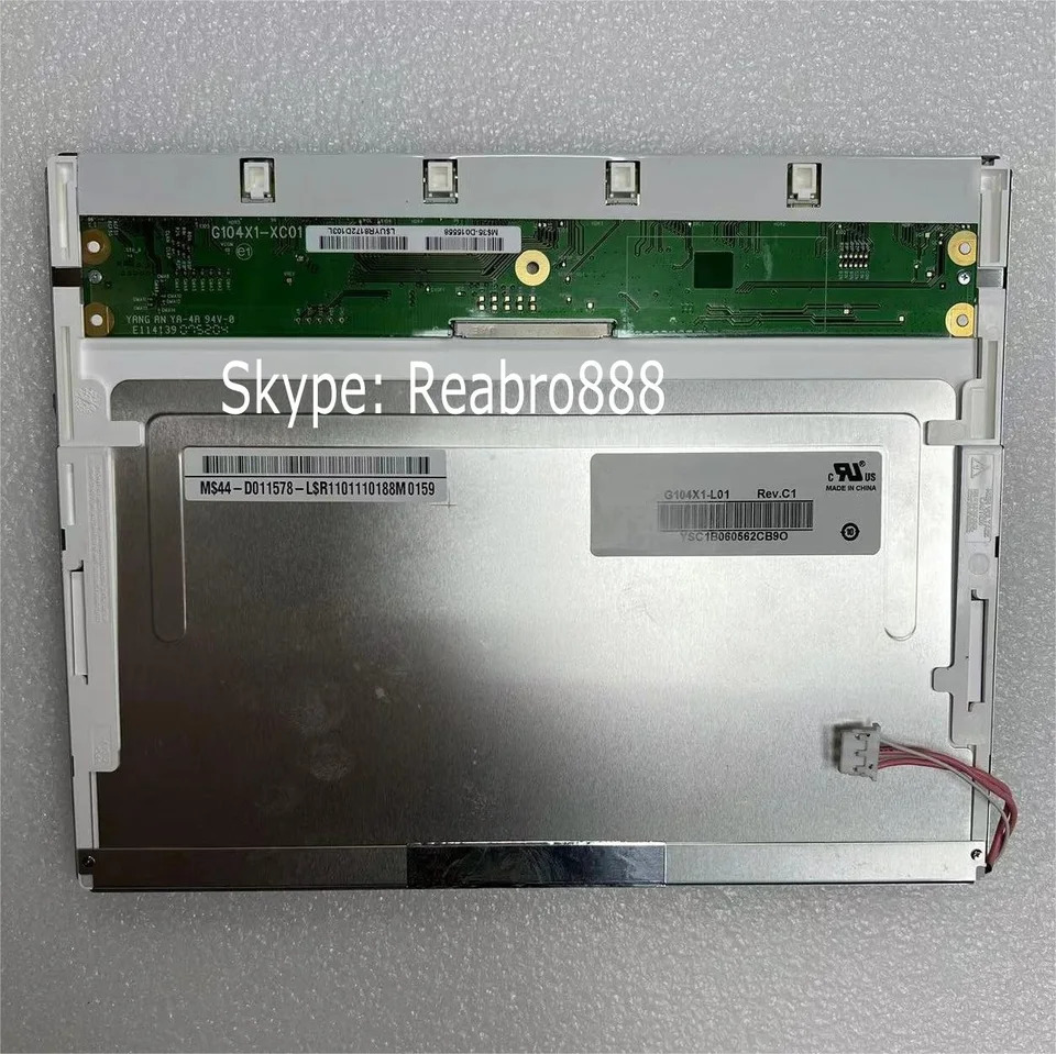 G104X1-L01 산업LCD 패널 터치 스크린 1024x768 10.4 인치