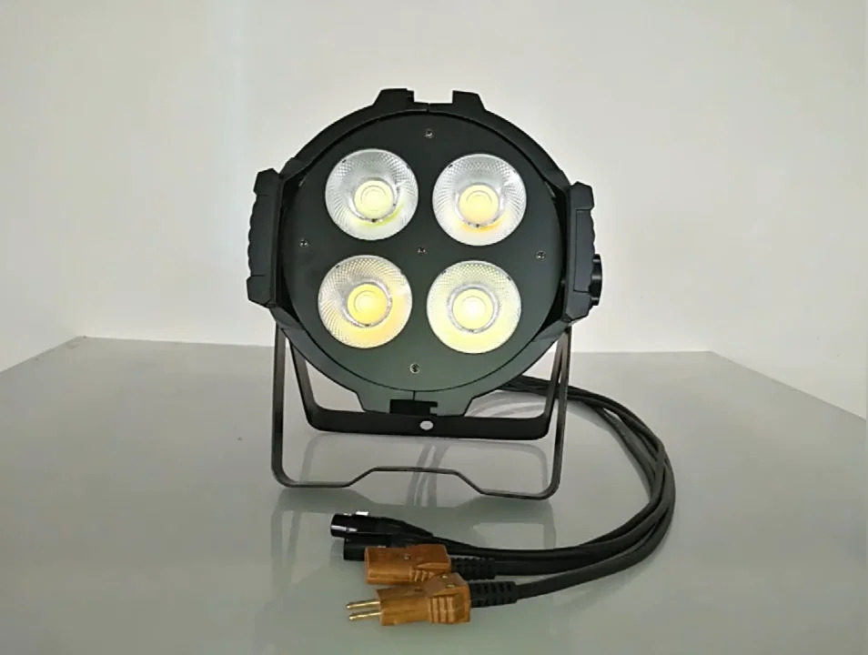 4 200W LED 파 조명 쿨 화이트 COB 블라인더 빛 웨딩 스테이지 바